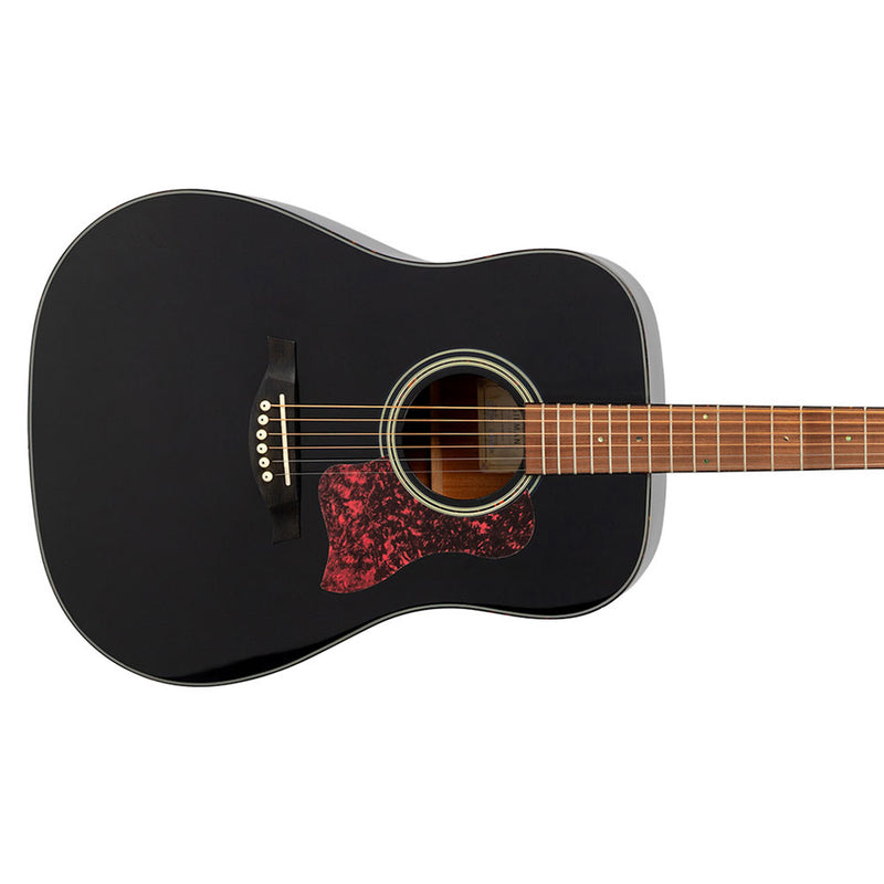 GILMAN GD10 Dreadnought Acoustic Guitar - Black