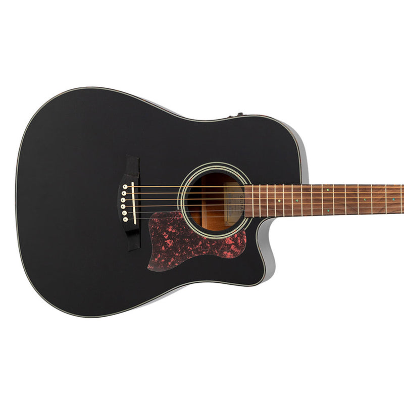 GILMAN GD10ce Dreadnought Acoustic Electric Guitar - Black