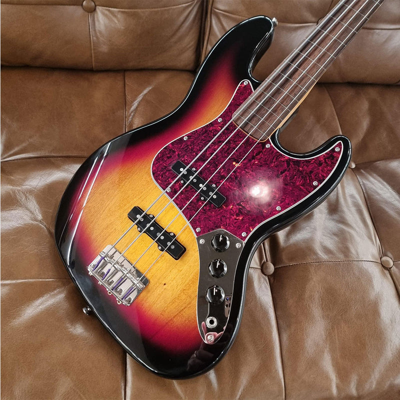 Preloved - SQUIER Classic Vibe '60s Fretless Jazz Bass - 3 Tone Sunburst