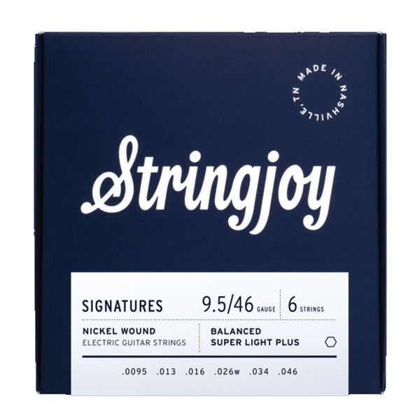 STRINGJOY Signatures - Super Light Plus Gauge (9.5-46) Electric Guitar Strings