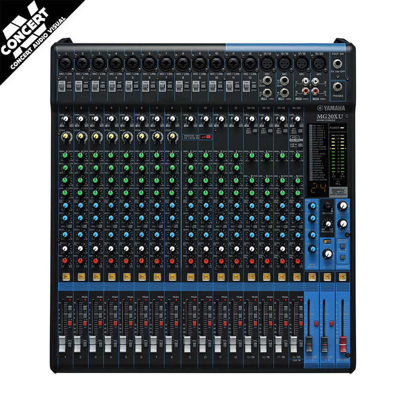 YAMAHA MG20XU 20 Channel Mixer with FX