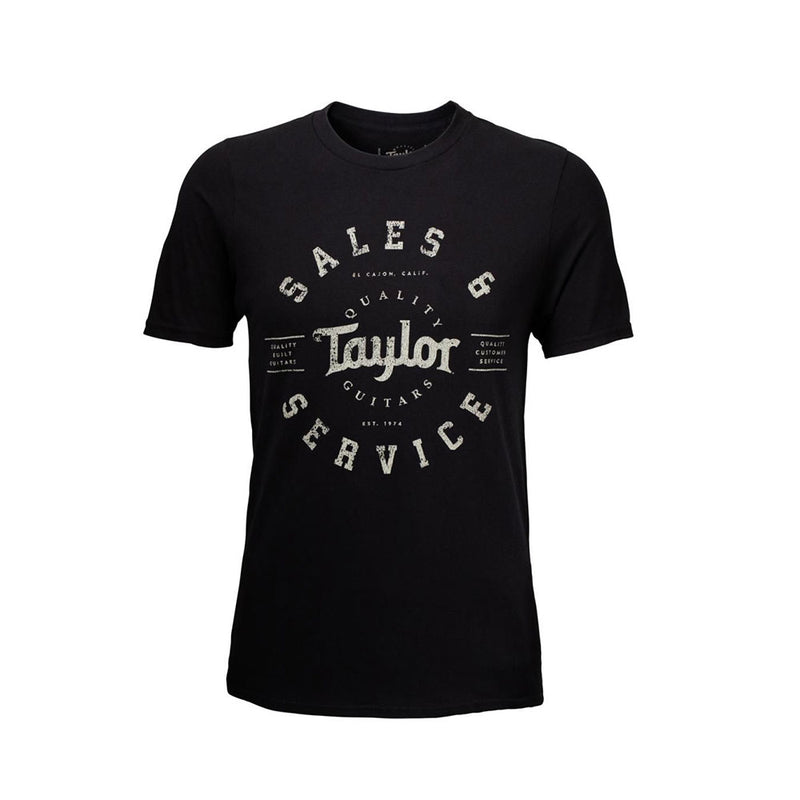 TAYLOR Mens Shop Tee Black L