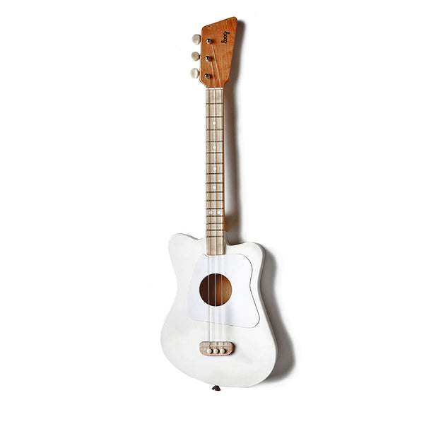 LOOG Mini - 3 String Guitar, White