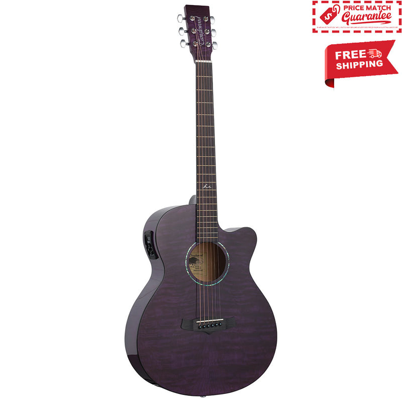 TANGLEWOOD Azure Super Folk - Foxglove Purple Gloss