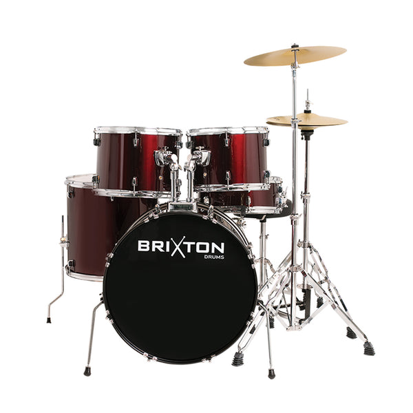 BRIXTON Drum Kit Package - Wine Red