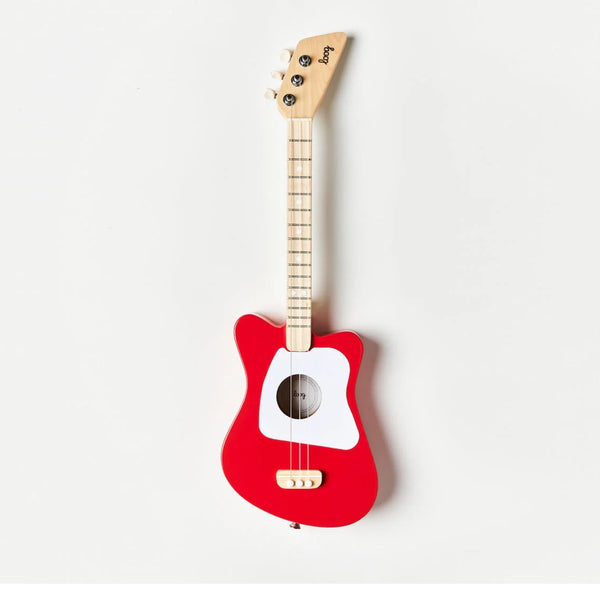 LOOG Mini - 3 String Guitar, Red