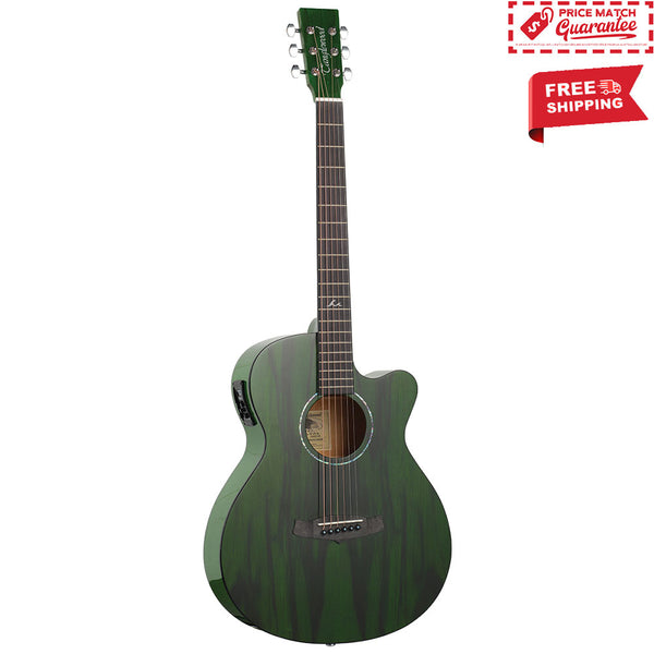 TANGLEWOOD Azure Super Folk - Aurora Green Gloss