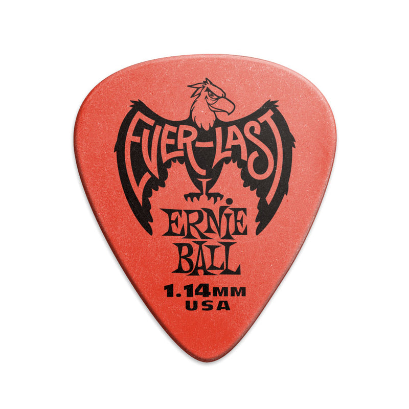 ERNIE BALL Everlast Picks 12-Pack Red 1.14MM