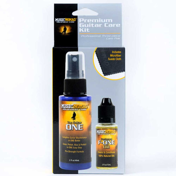 MUSIC NOMAD Premium Guitar Care Kit 3-Pce