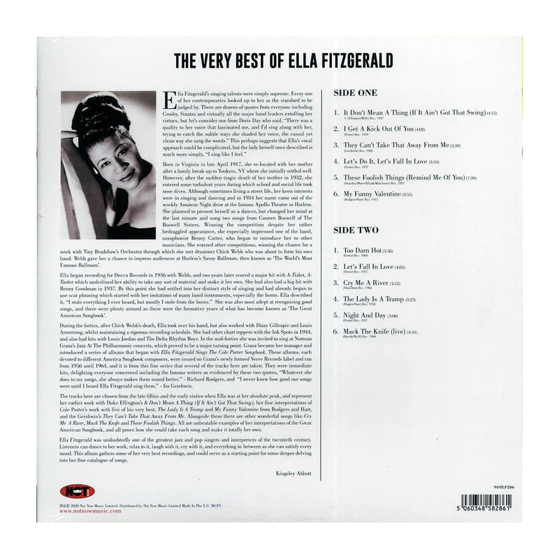 Ella Fitzgerald - The Best Of Ella Fitzgerald (180g)