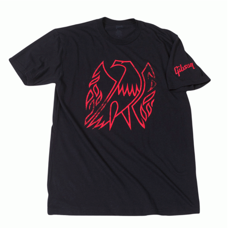 GIBSON Firebird T-Shirt Black Small