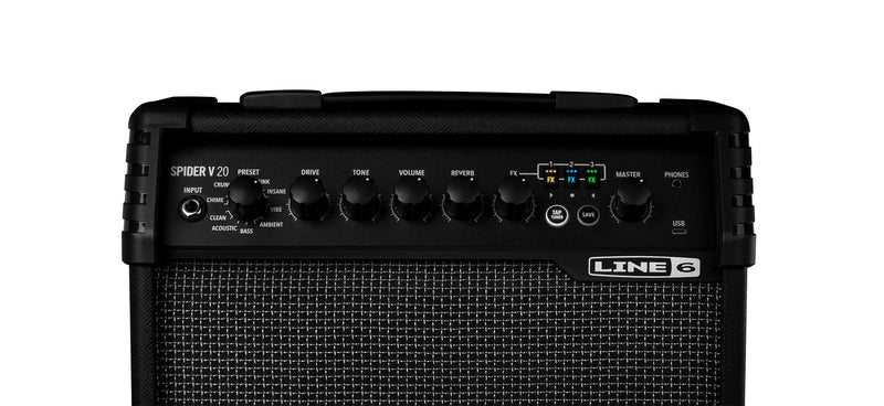 LINE 6 Spider V 20 MKII Guitar Amp