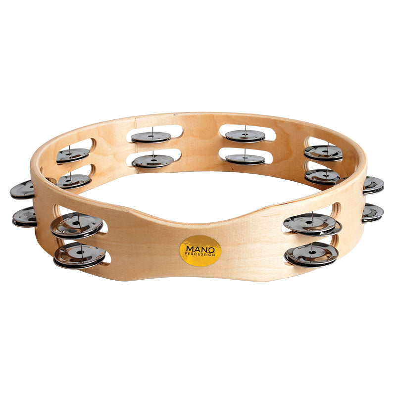 MANO PERCUSSION – 10″ Double Row Headless Tambourine